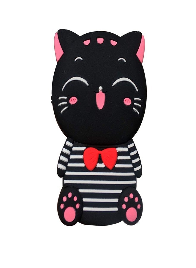 KC Lovely Soft Silicone Cute Mouse Multi-Function Mini Coin Purse for Earphone Lipsticks Headphone Pendrive Keys (Black) - Image 1